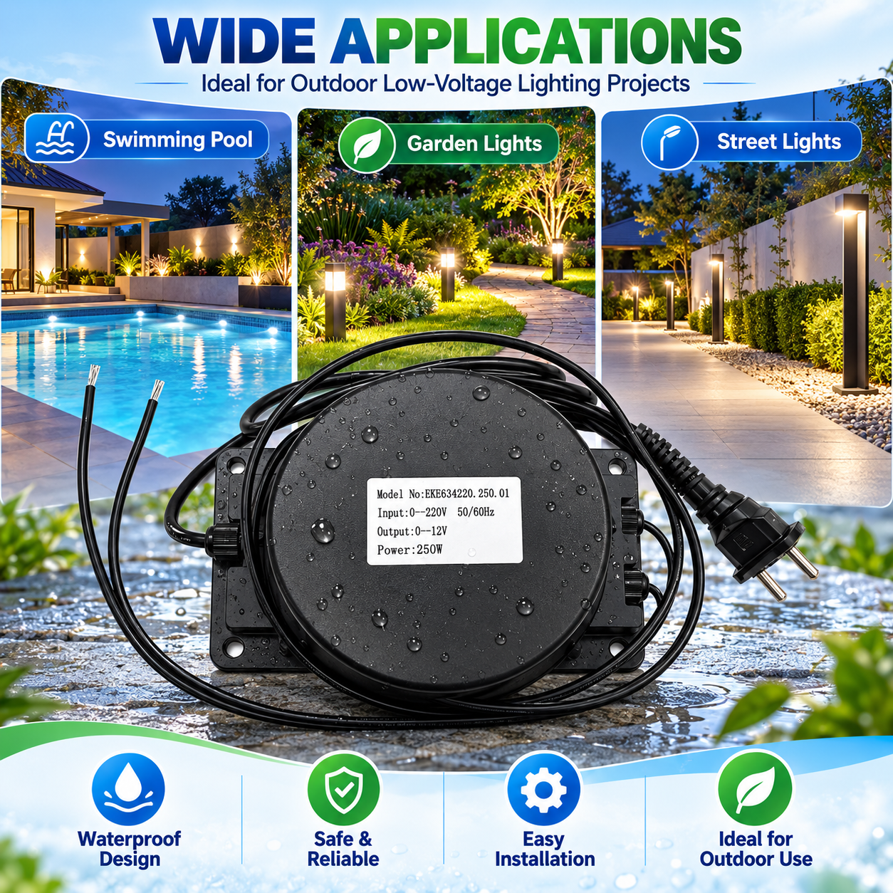 Where Waterproof Transformers Are Used?