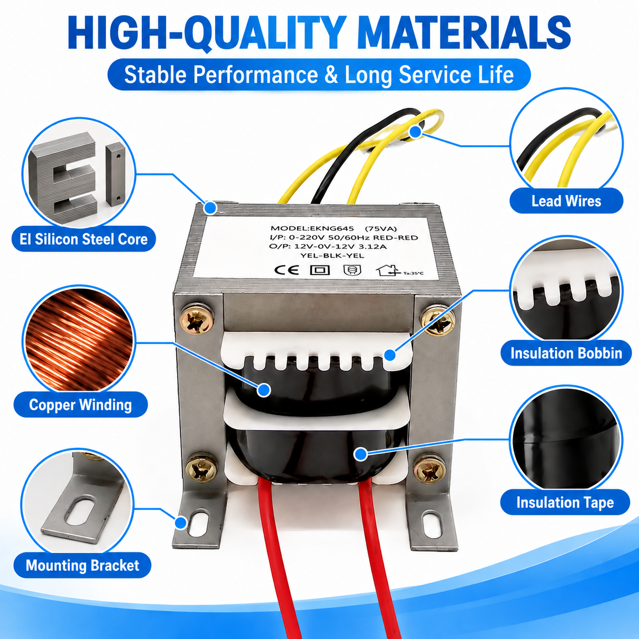 What Can Be Customized on an EI Core Transformer?