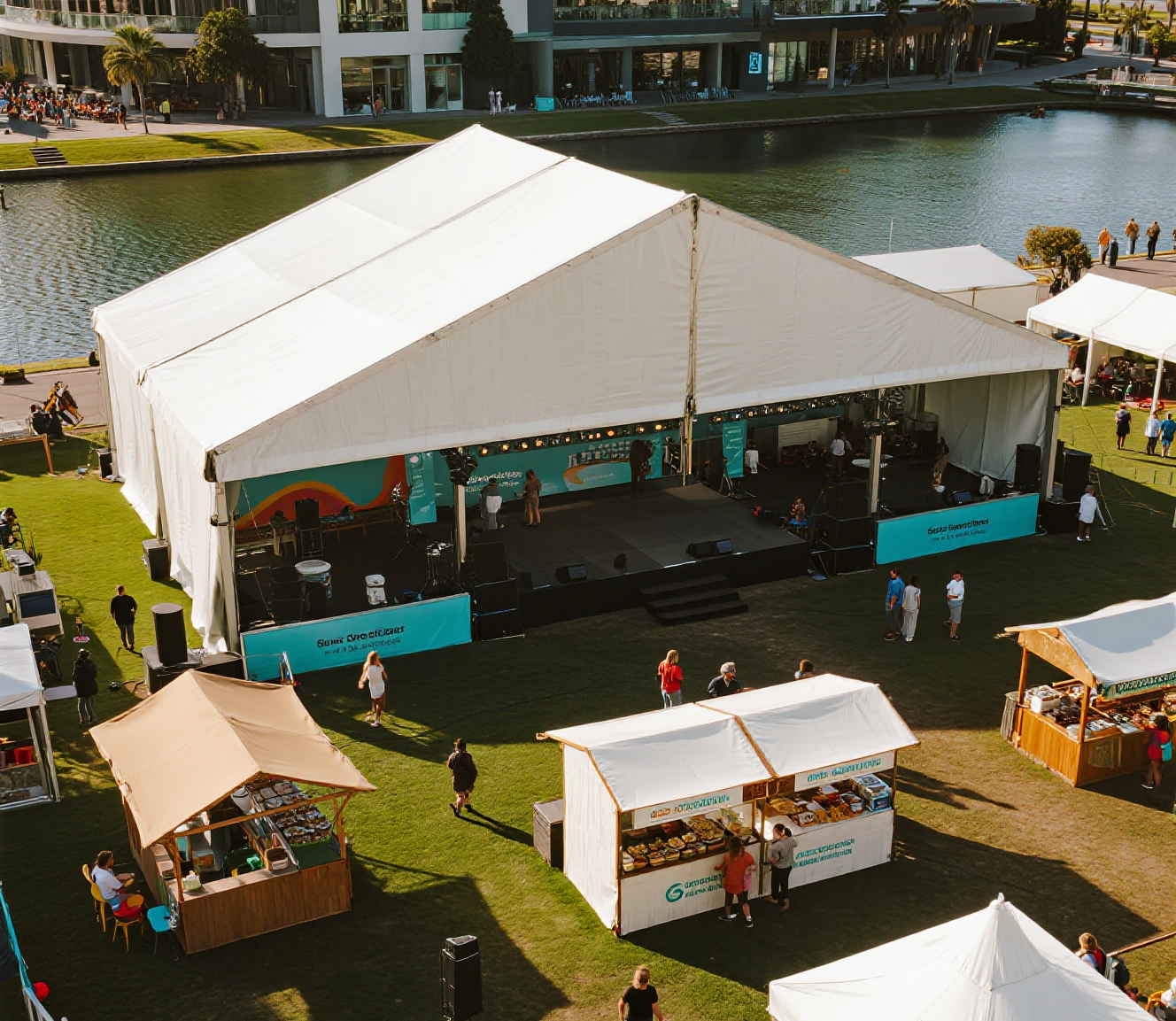 Modular Clear Span Outdoor Tent | Permanent & Temporary Event Building Solution