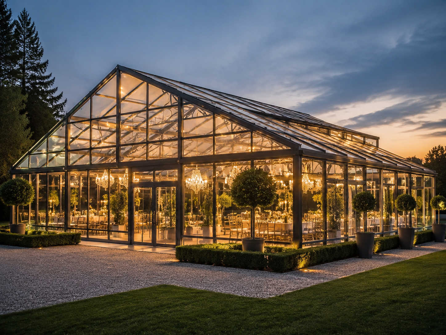 Tente orangerie classique