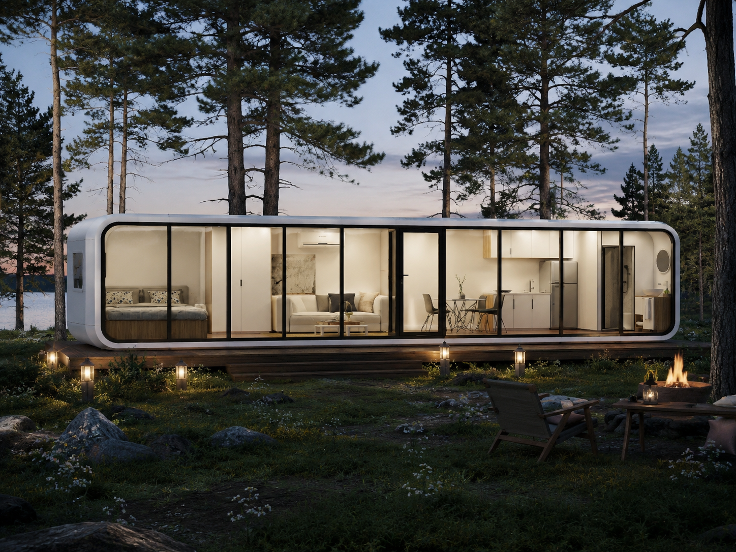 kabin Apple 11.6 m Untuk Tempat Tinggal