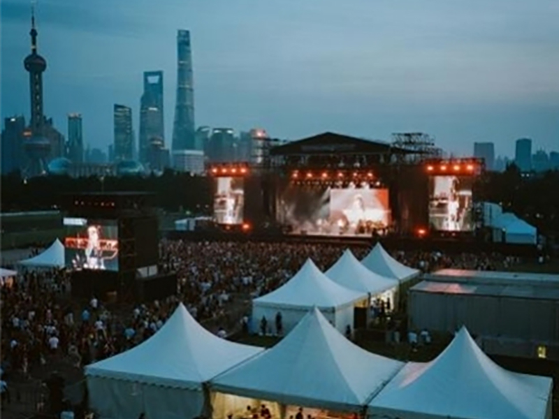 How HZW Enterprise Engineered a 10,000-Sq-Ft Mega-Tent for Shanghai Spring Music Festival in Record Time