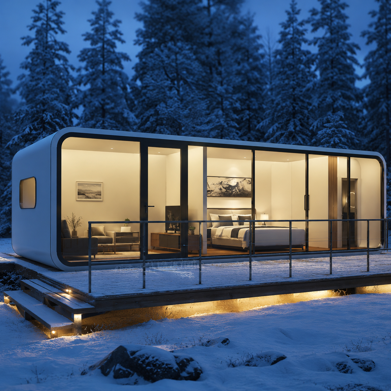 rumah Hunian Apple Pod 25 Meter Persegi
