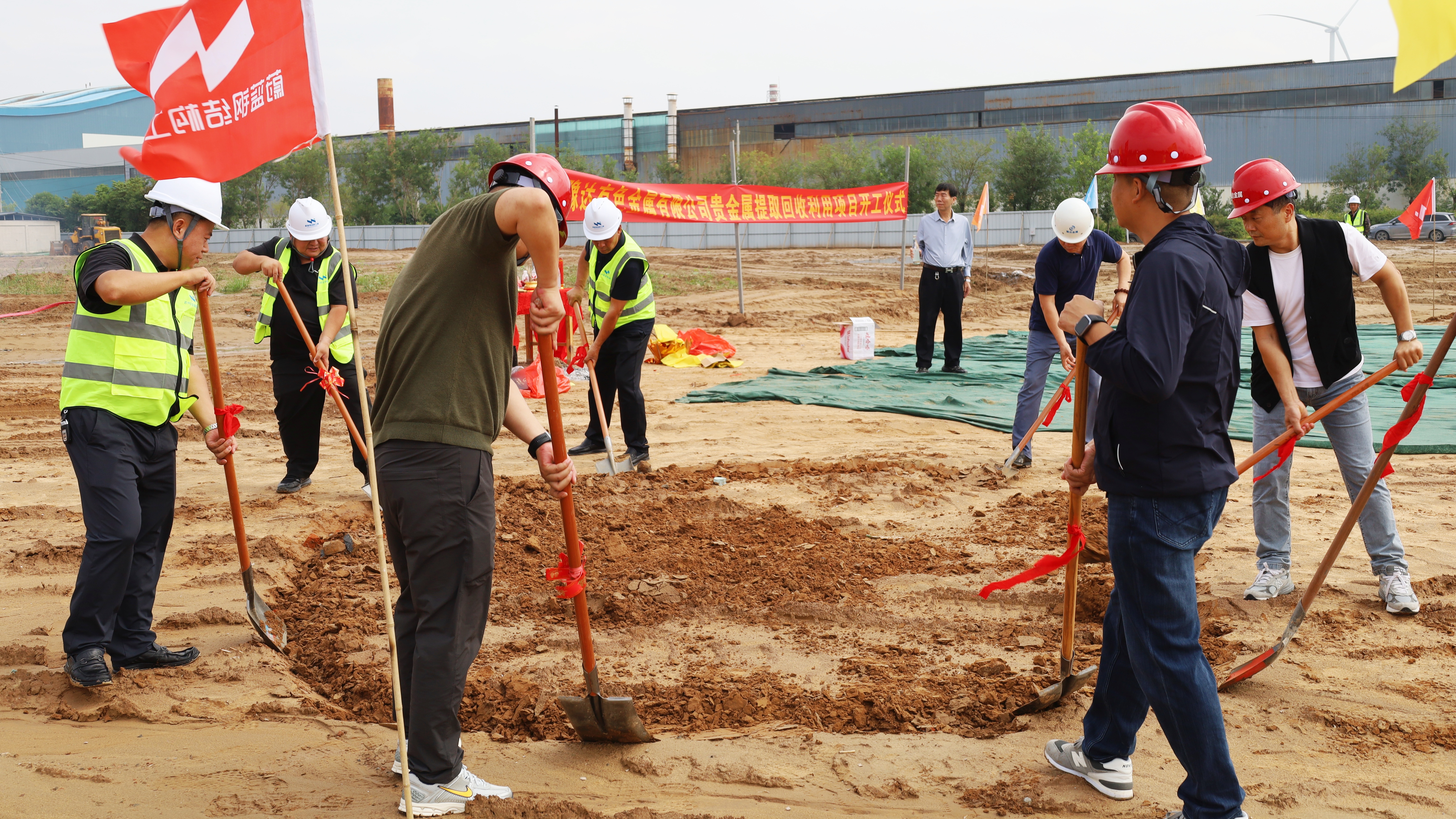 steel structure workshop project breaking ground in Zhengzhou, China.JPG