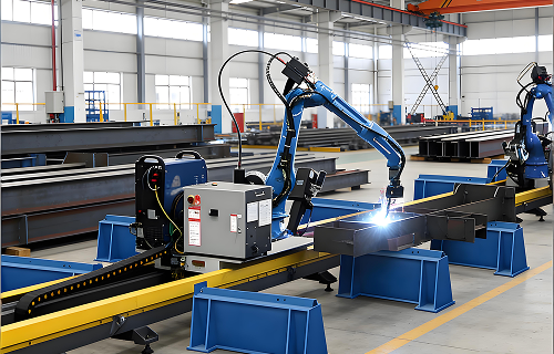 Ground-track welding robot 