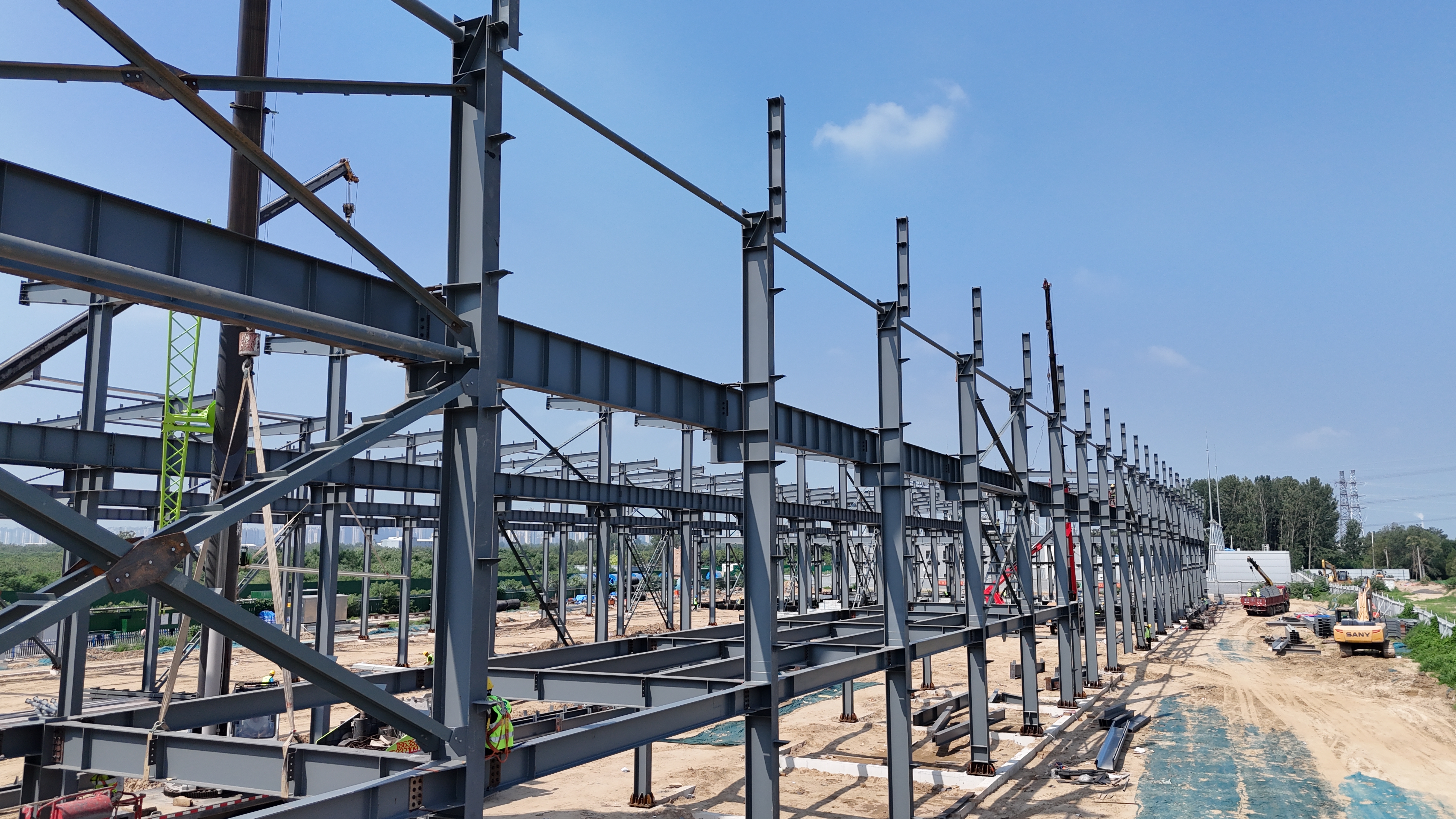 Aedificia Industrialia Ex Accipitro Ferreo Praefabricata a Zhengzhou Weilan Steel Structure Engineering Co., Ltd.