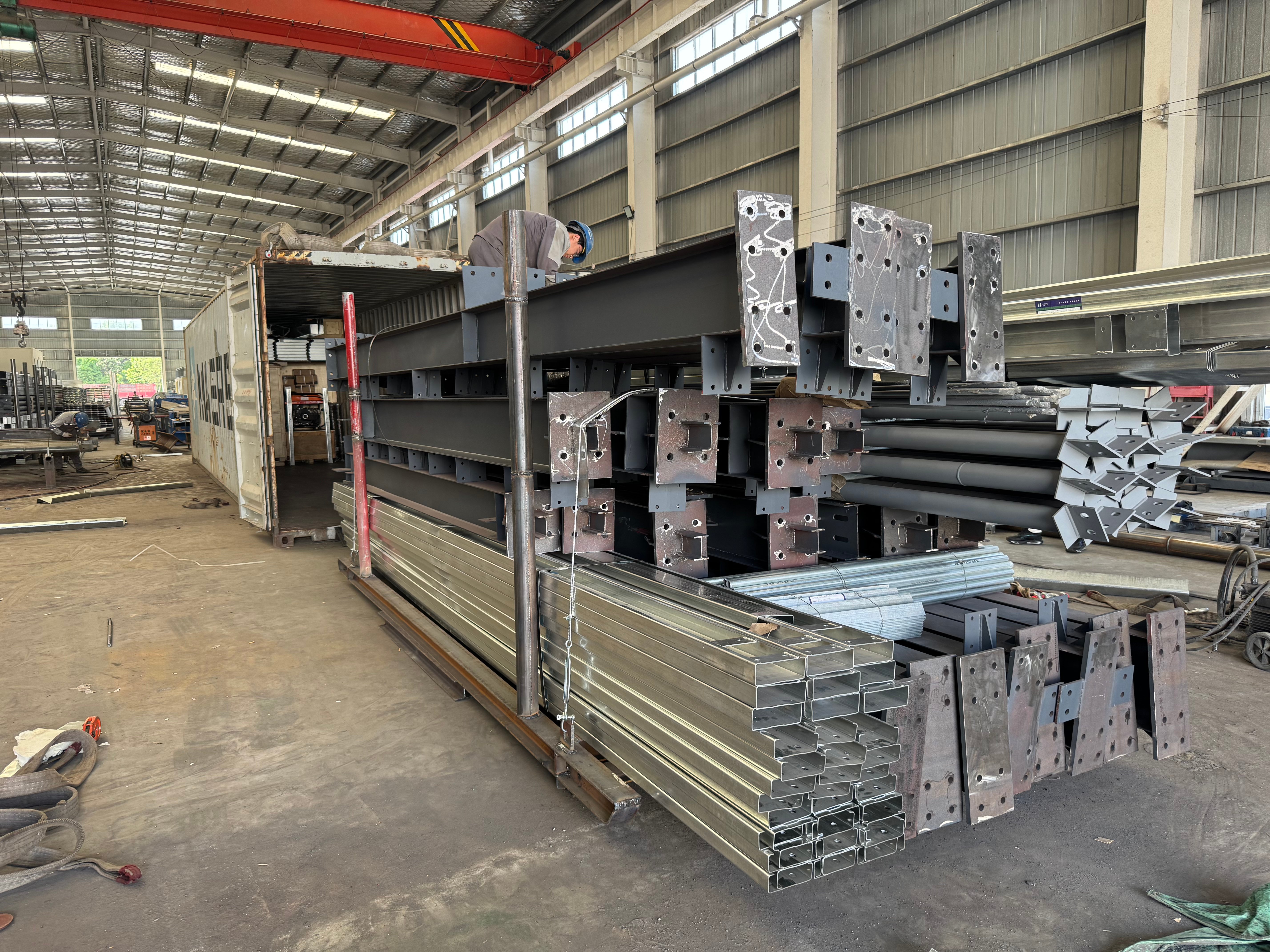 Shipment of Steel Structure Warehouse Project for Bosnia and Herzegovina