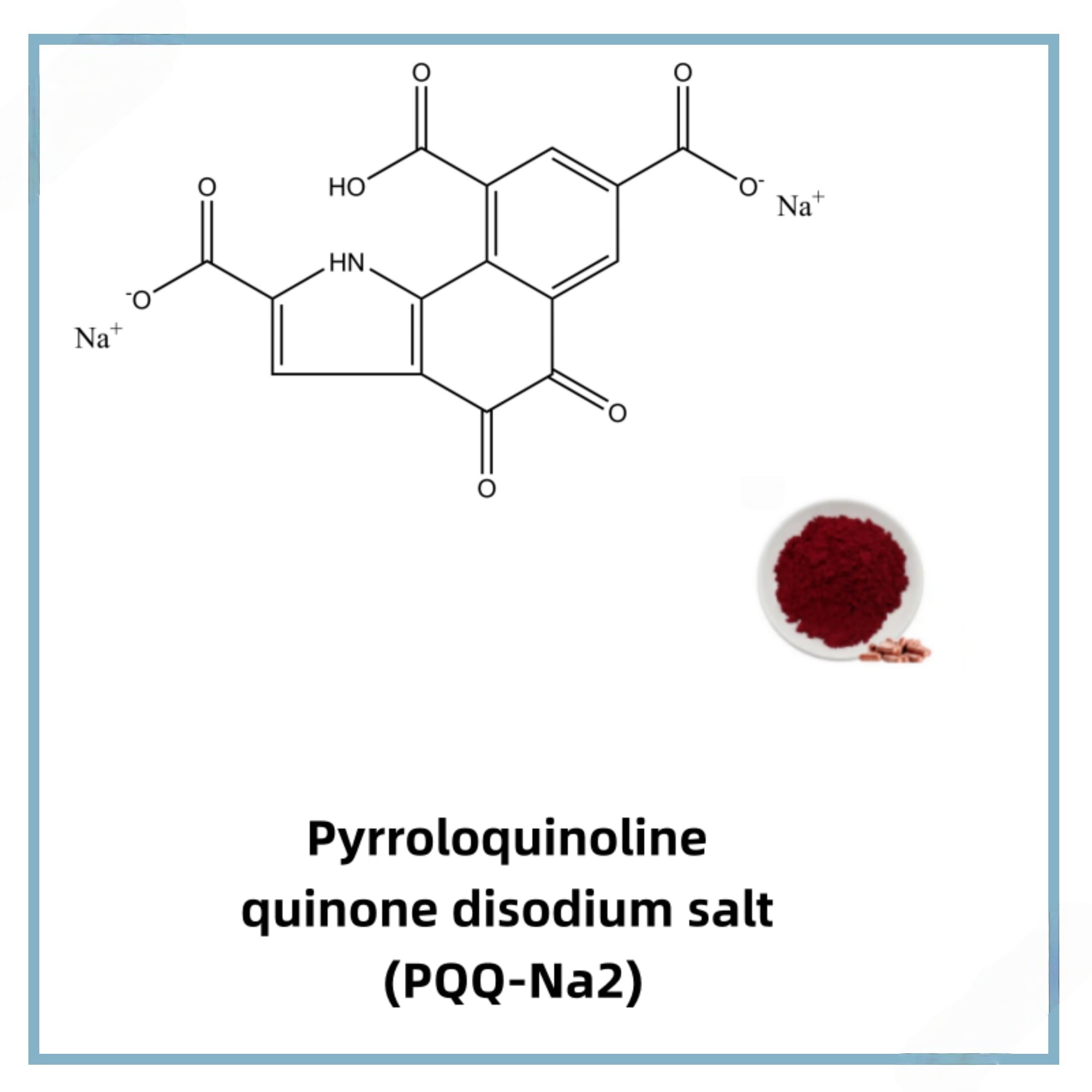 Pyrroloquinoline quinone disodium salt (PQQ-Na2)CAS 122628-50-6