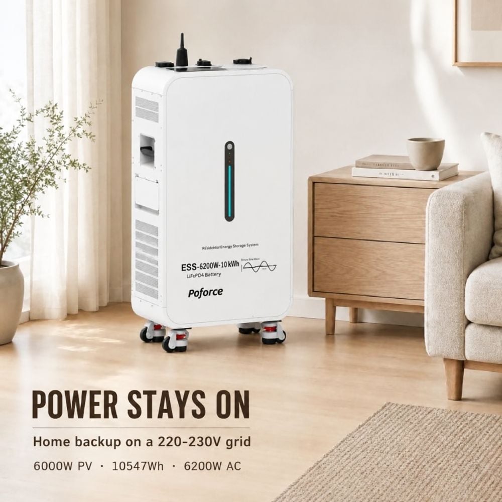 ESS-6200W-10kWh Home Solar Generator 