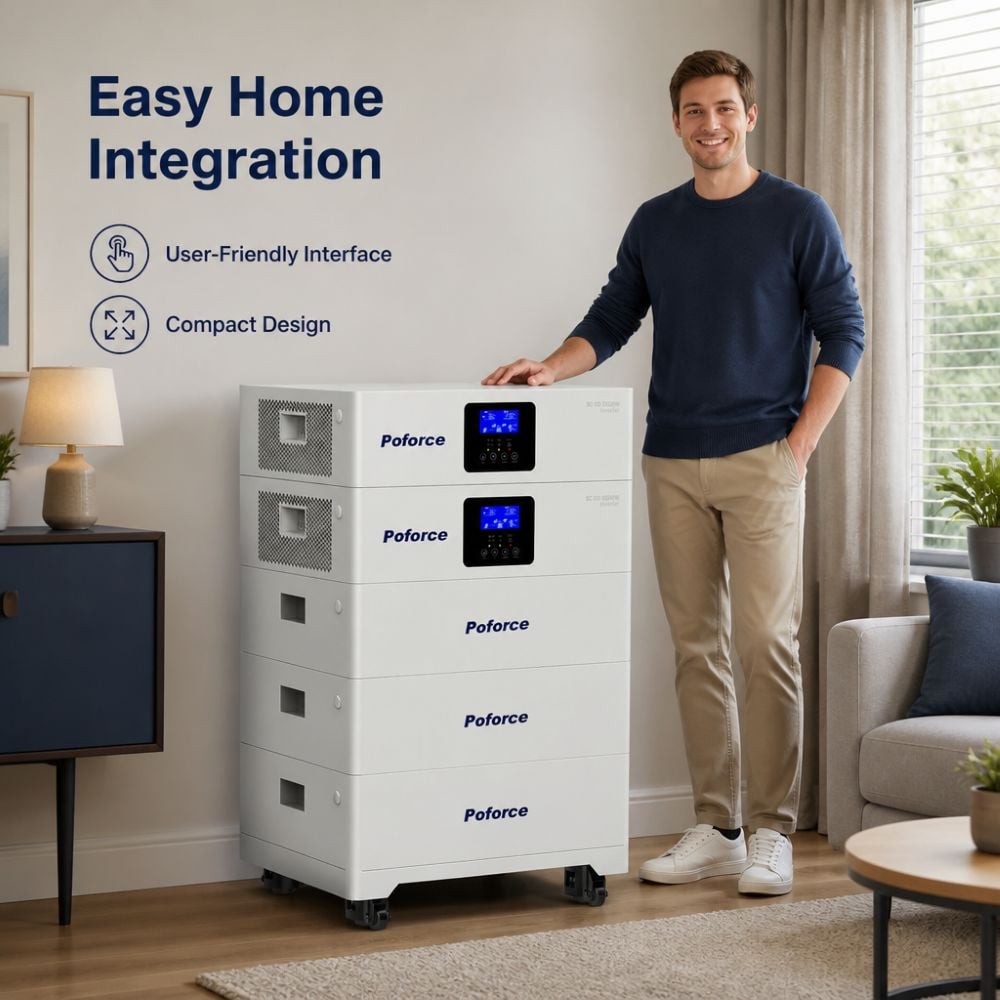 ระบบกักเก็บพลังงานสำหรับบ้านแบบสแต็ก 10KW/15KWh ครบวงจร: ทางเลือกใหม่สำหรับความเป็นอิสระด้านพลังงานในครัวเรือน