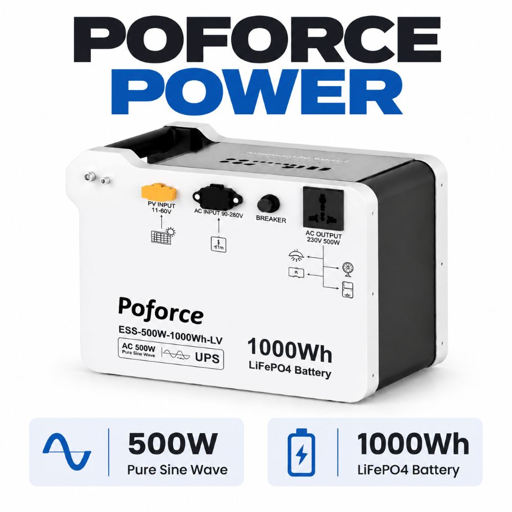 ESS-500W-1000Wh Portable Power Station — Key Selling Points