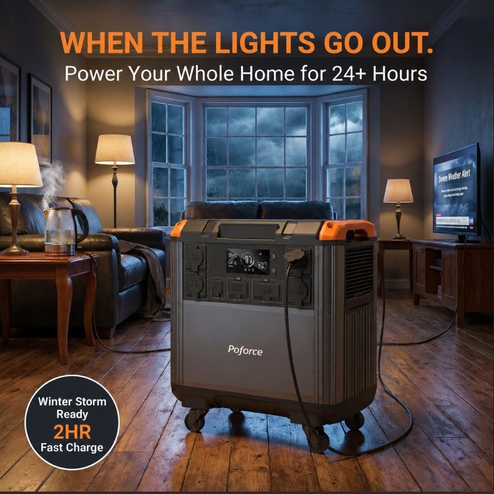3000W 5376Wh solar generator(T50)