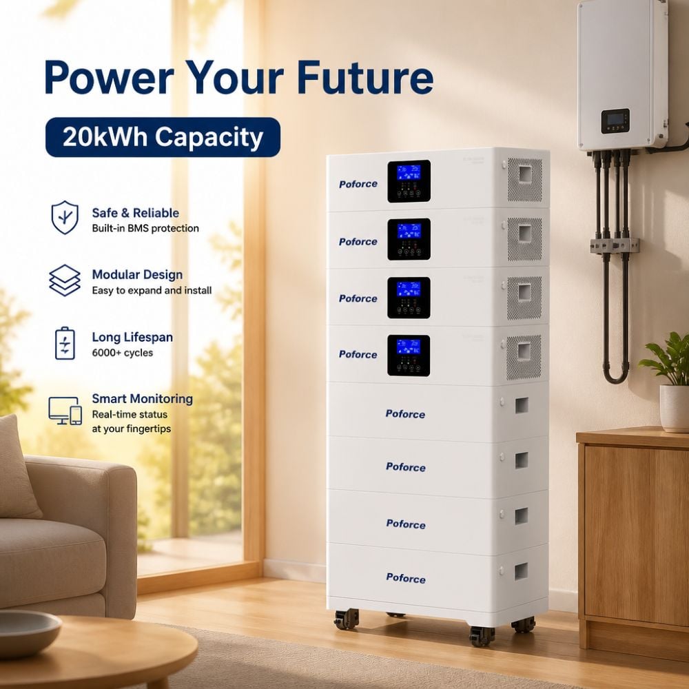 20kW/20kWh Stackable Home Energy Storage All-in-One System: A New Choice for Household Energy Independence