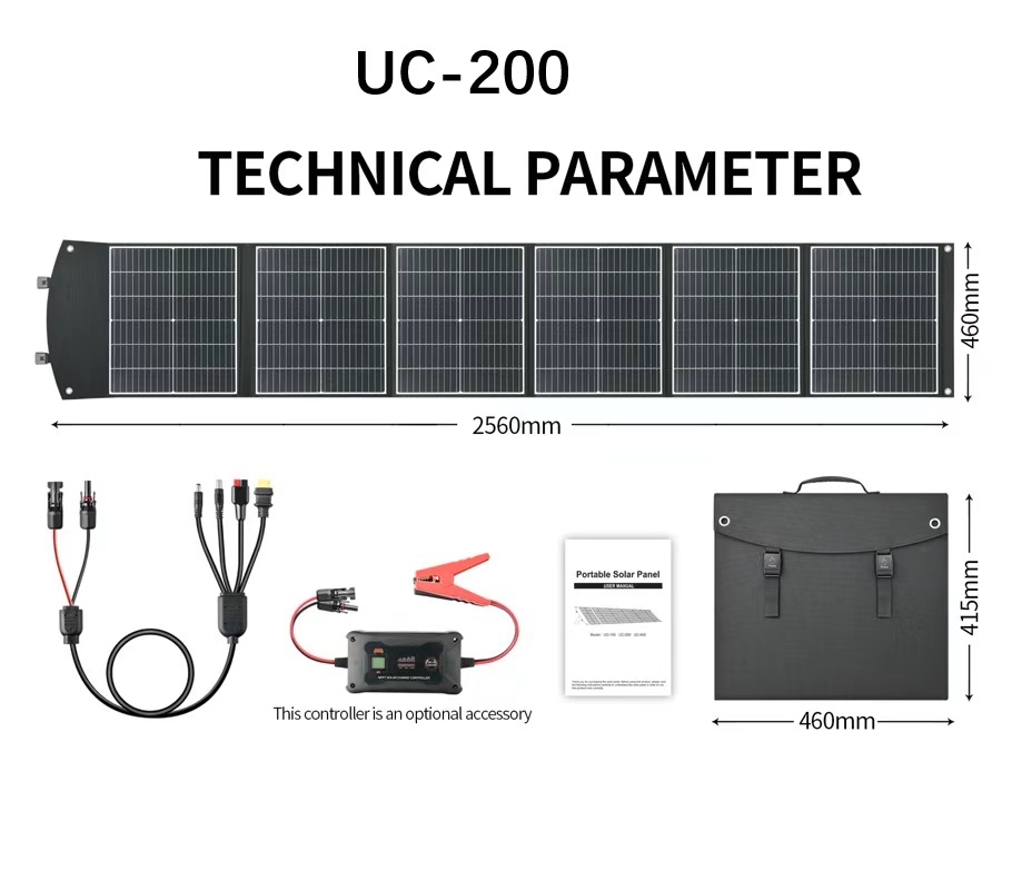 200W portable solar panel(UC-200)