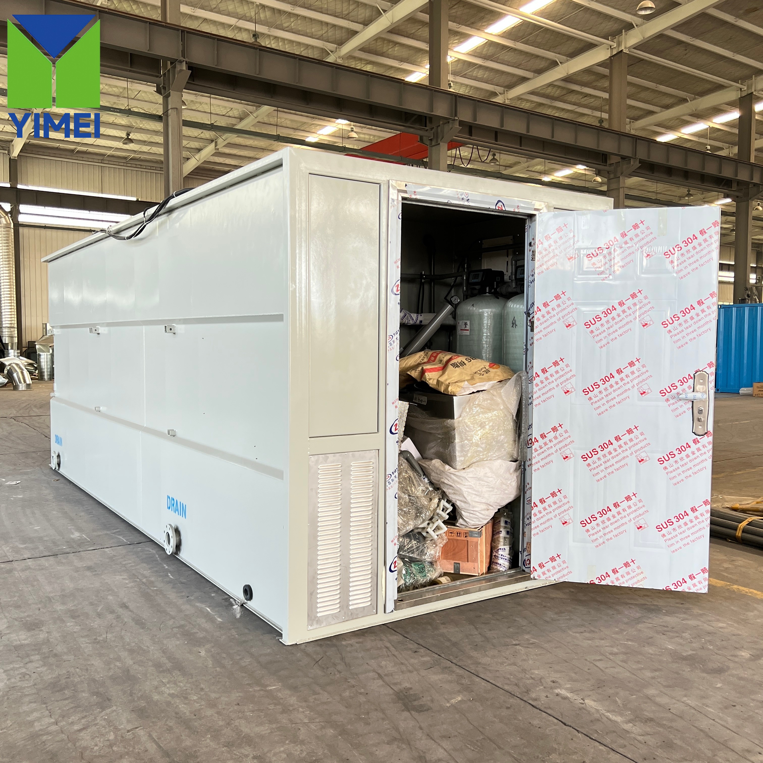 Innovative technology sets sail! The integrated sewage treatment equipment has been successfully dispatched to Costa Rica