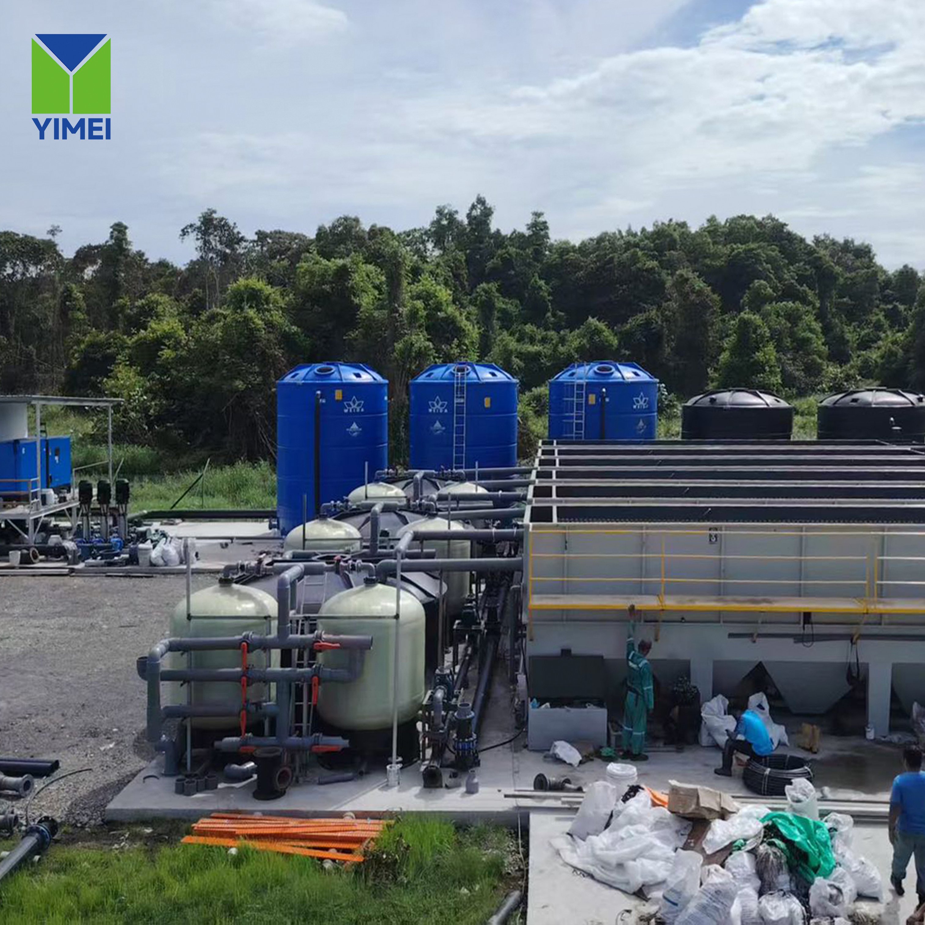 Inside an 80,000 m³/day River Water Treatment Upgrade | Yimei Lamella Clarifier Case Study