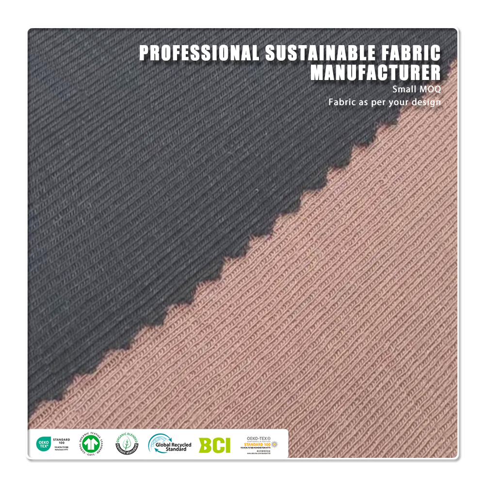 Velvriendelike 100% Modal 200 g/m² omgewingsvriendelike anti-knoppie, vogopnemende, asemhalende enkel jersey-stof vir babas, kinders en vroue