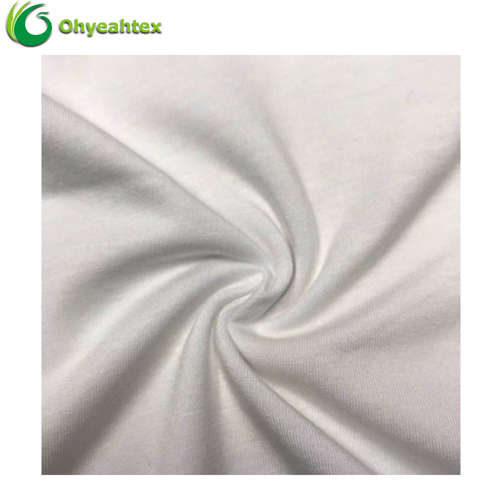 Wholesale High Quality Stretch Pure Cotton Eco-Friendly Breathable 220gsm French Terry Fabric for T-Shirts