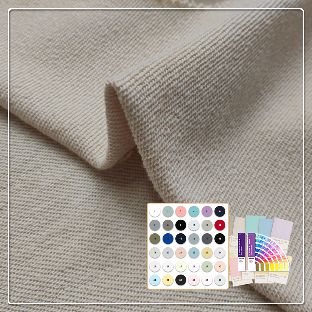 Soft Lightweight 165gsm Waterproof Plain Anti-Bacteria Sustainable 55% Linen 45% Cotton Blend Fabric for Abaya and Sportswear