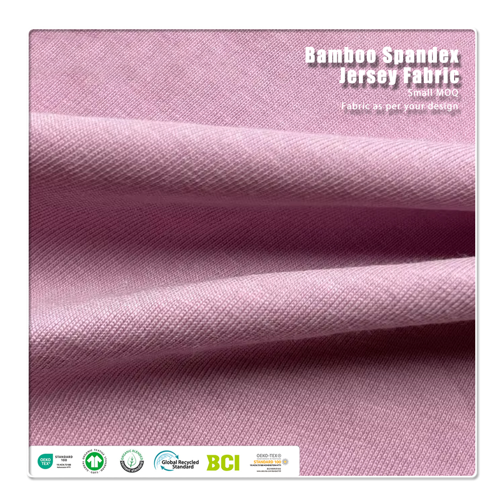 Advanced 2x2 Rib Knit Fabric – Premium Bamboo Spandex Blend Offering Gentle Stretch & Ultimate Comfort for Delicate Wear Applications