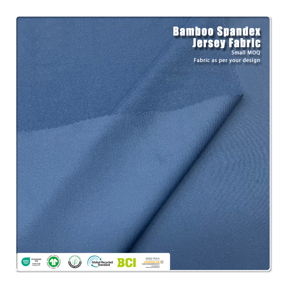 Natural 70% Bamboo 30% Hemp Interlock Fabric Anti-Bacteria Moisture-Absorbent Breathable for Home Textiles Baby Diapers