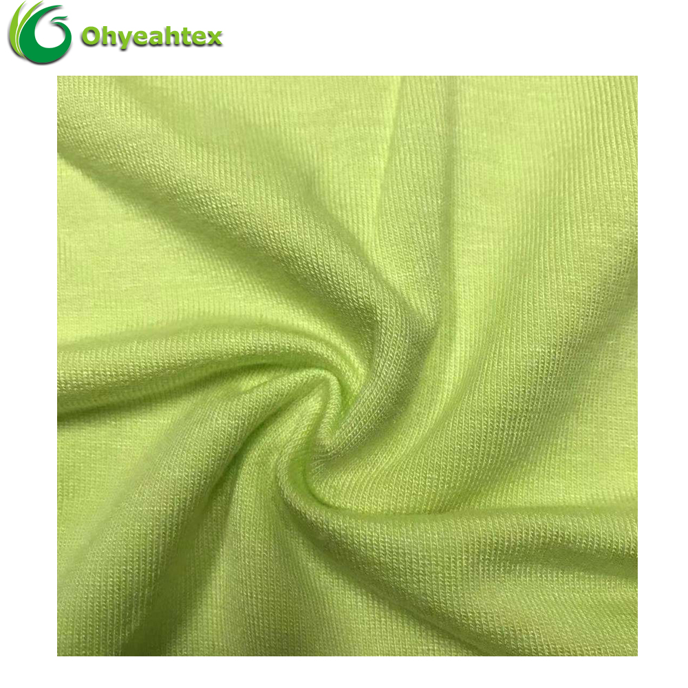 Supima Cotton Coolmax Spandex Jersey – 61.5% Supima Cotton 32.5% Coolmax 6% Spandex, Eco-Friendly Stretch Breathable for T-Shirts