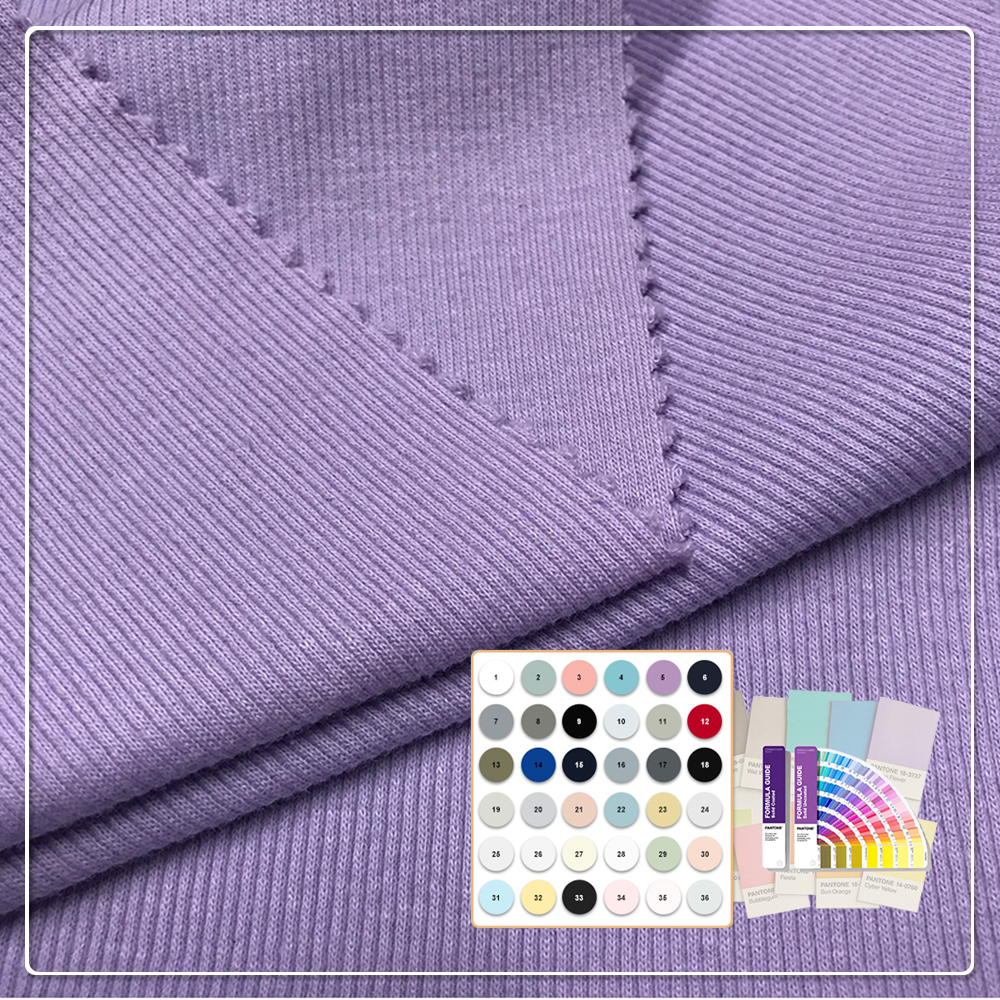 OEKO-TEX Certified 270gsm Combed Cotton Rib Fabric – Breathable, Anti-Bacterial & Anti-Odor for Hoodie Cuffs (2).webp