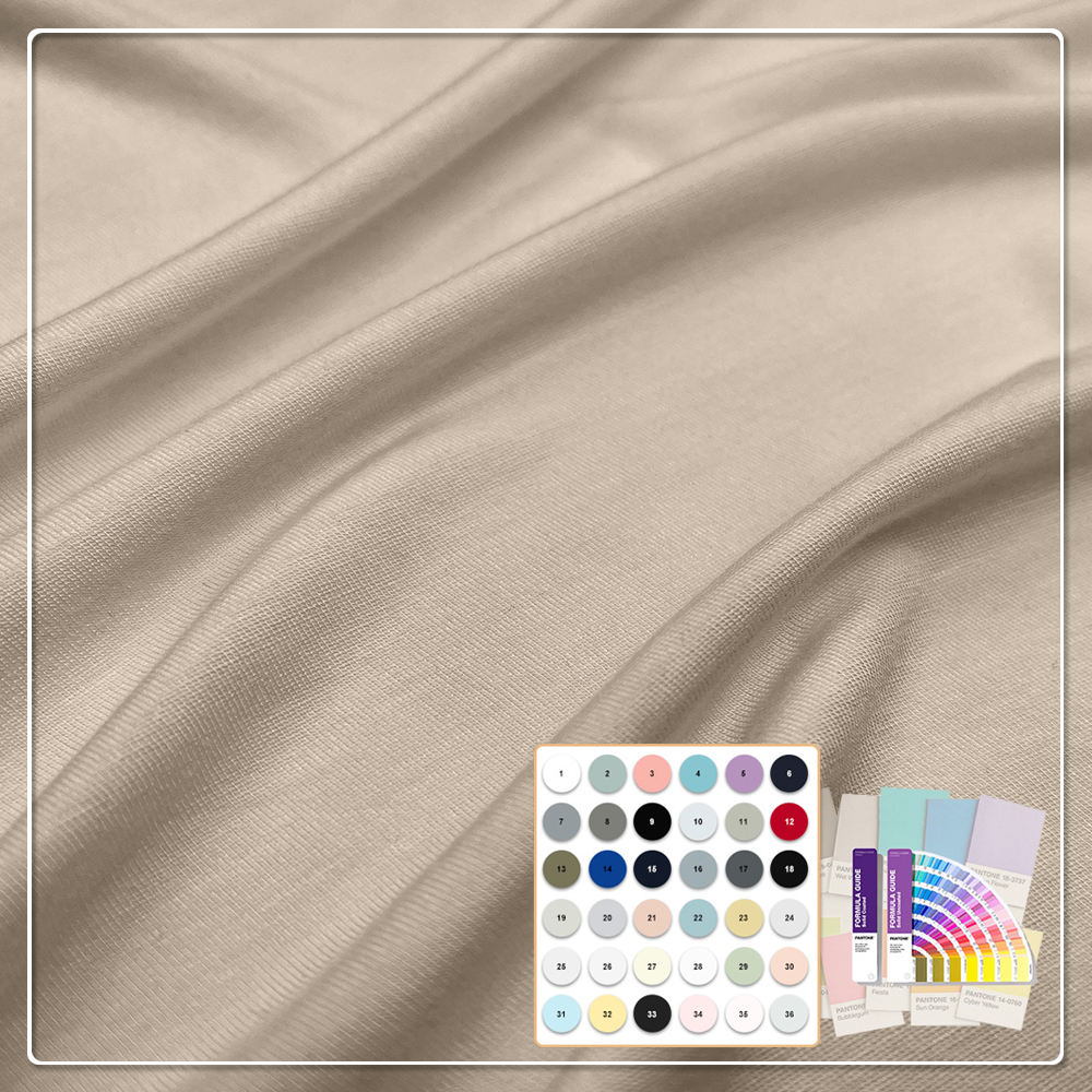 OEKOTEX-100-certifierat 100 % bambufiber tyg, antibakteriellt, fuktupptagande, enfärgat för skjortor, klänningar och sportkläder