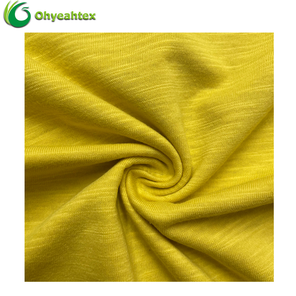 Bamboo Acrylic Spandex Jersey – 67% Bamboo 28% Acrylic 5% Spandex, 300gsm Eco-Friendly Knitted Fabric for Girls' T-Shirts