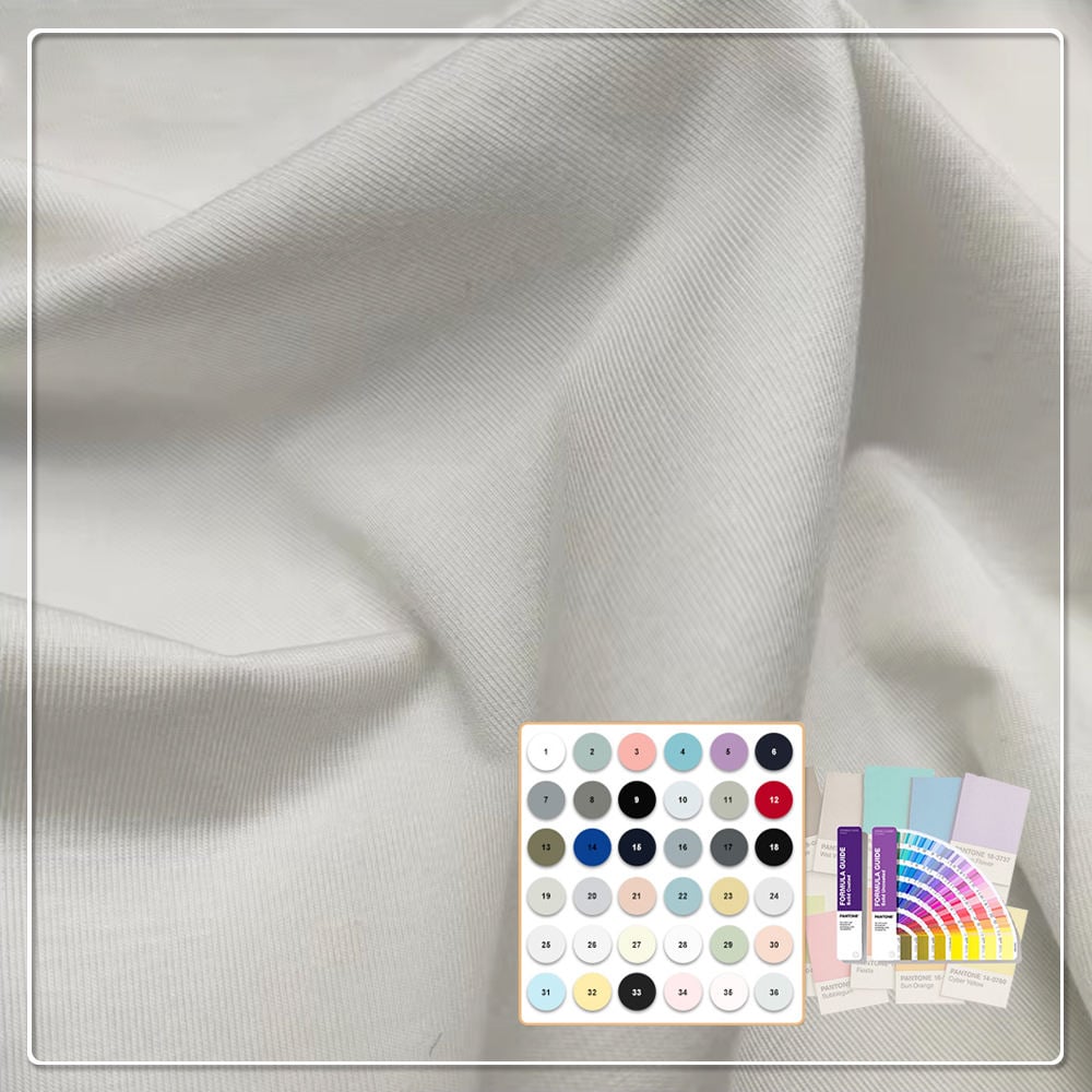 Tricot en bambou personnalisé lourd – 260 g/m², 92 % bambou, 8 % élasthanne, tissu extensible écologique pour vêtements et textiles d’intérieur