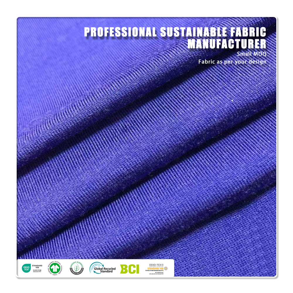 Eco-Friendly Sustainable Breathable Knitting Bamboo Fiber T-Shirt Fabric for Activewear & Sleepwear Boys & Girls Lightweight