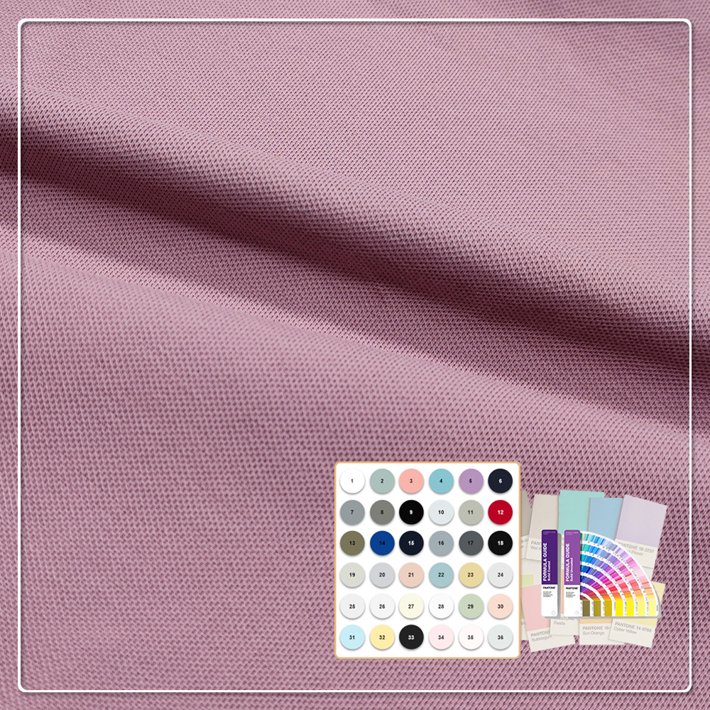 Geavanceerde gemerceriseerde katoen piqué met OEKO-TEX® voor premium poloshirts
