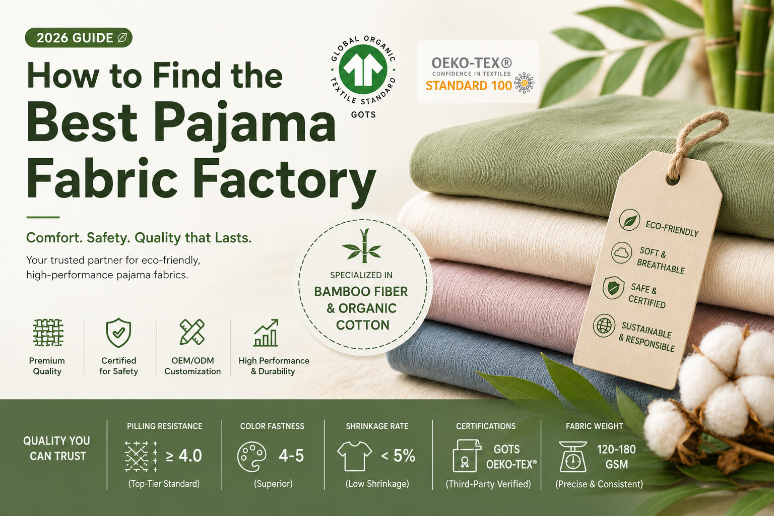 Top Pajama Fabric Factory Recommendation Guide 2026: Sourcing the Best Materials
