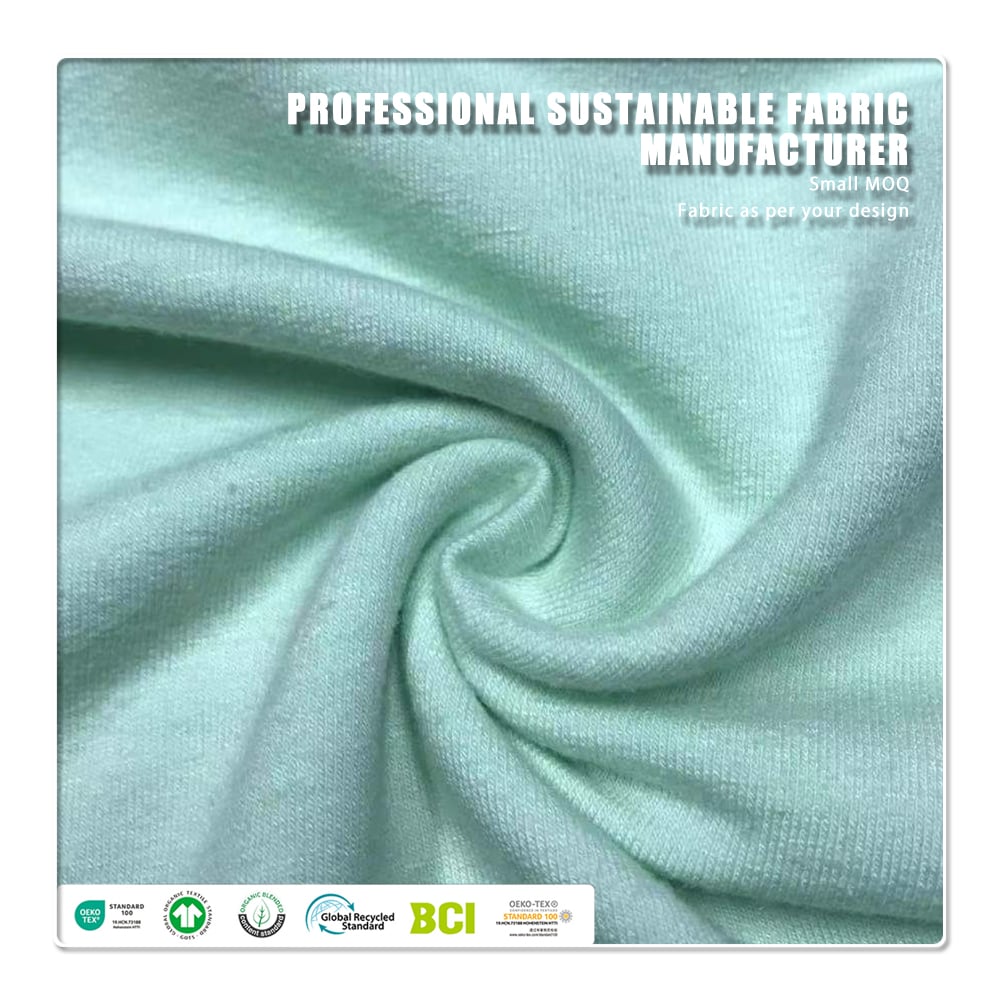 Eco-Friendly Super Soft Bamboo Lyocell Jersey – 93% Bamboo Lyocell 7% Spandex Nylon, Stretch Breathable for Sportswear & Activewear
