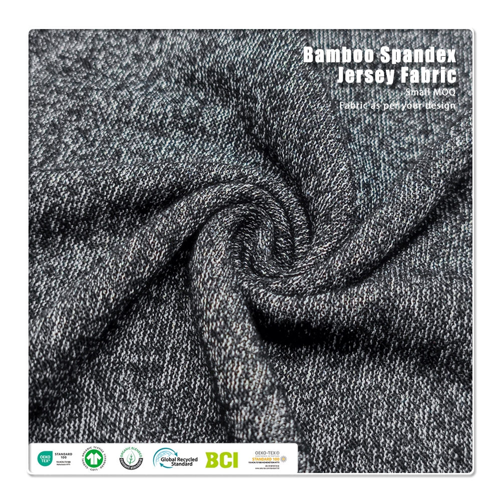 Anti-Bacteria Quick-Dry Breathable Abrasion-Resistant Eco-Friendly 100% Polyester Jersey Fabric for Shirts & Apparel