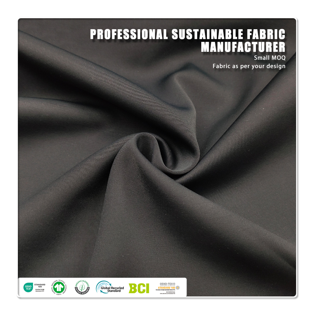 Tissu scuba haut de gamme personnalisé, ultra-extensible, résistant à l’eau, à séchage rapide, à sensation fraîche et confortable, composé de 83 % de nylon et de 17 % d’élasthanne, destiné aux vêtements de sport