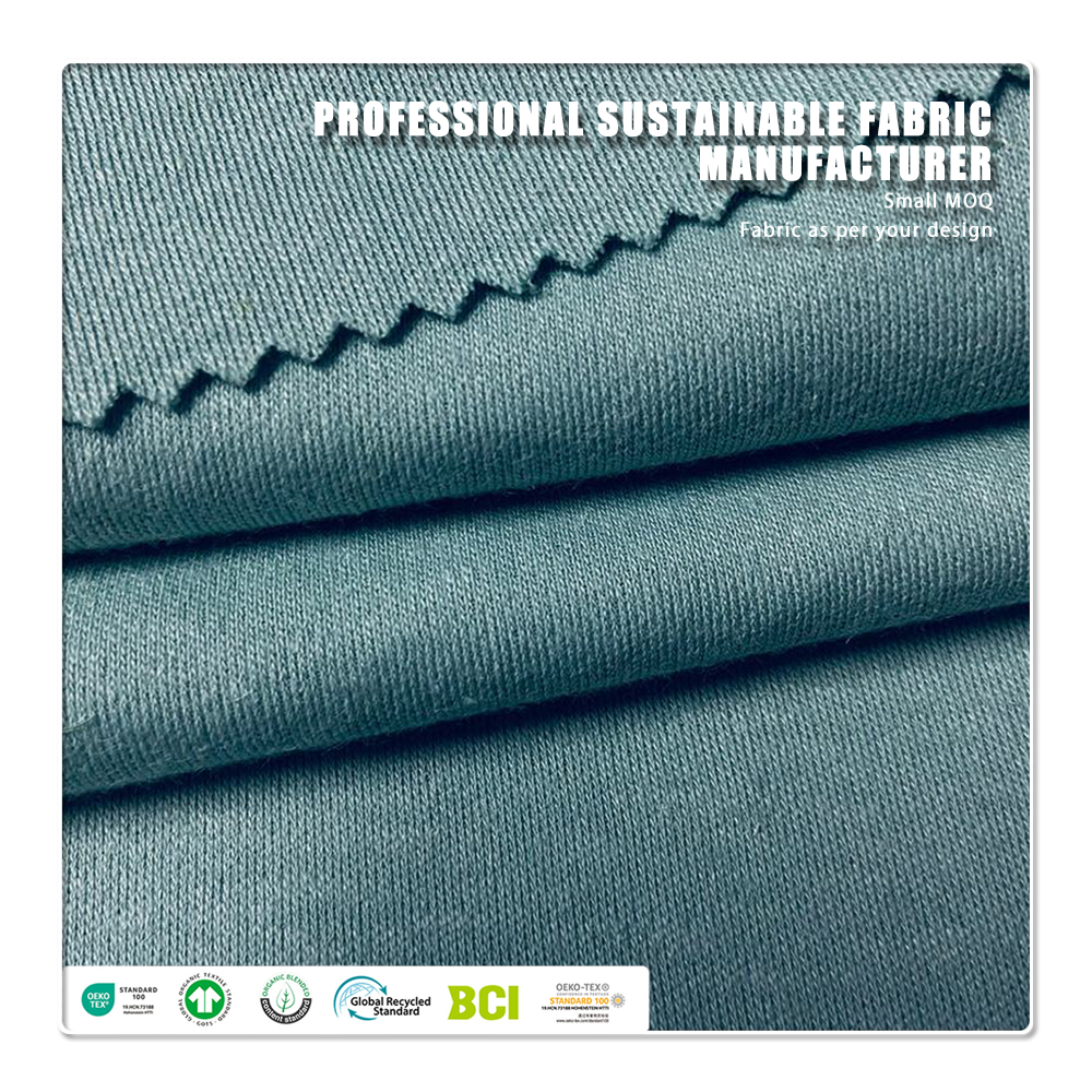 Wholesale Sustainable Interlock 70 Organic Cotton 30 Hemp Fabric Stretch Breathable Anti-Bacteria Features for Apparel.webp