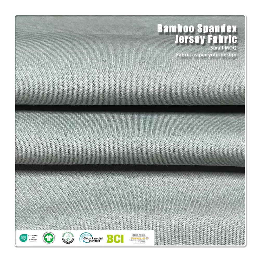 67% Organic Cotton 28% Hemp 5% Spandex Jersey – Moisture-Absorbent, Breathable & Stretch – OEM/ODM