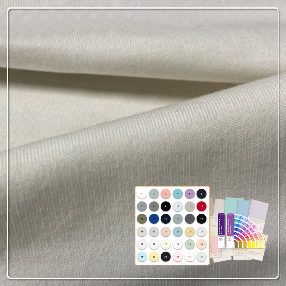 Recycled 4 Way Stretch Anti-Pill Moisture-Absorbent 93% Recycled Poly 7% Spandex Rpet Single Jersey Fabric for Dress