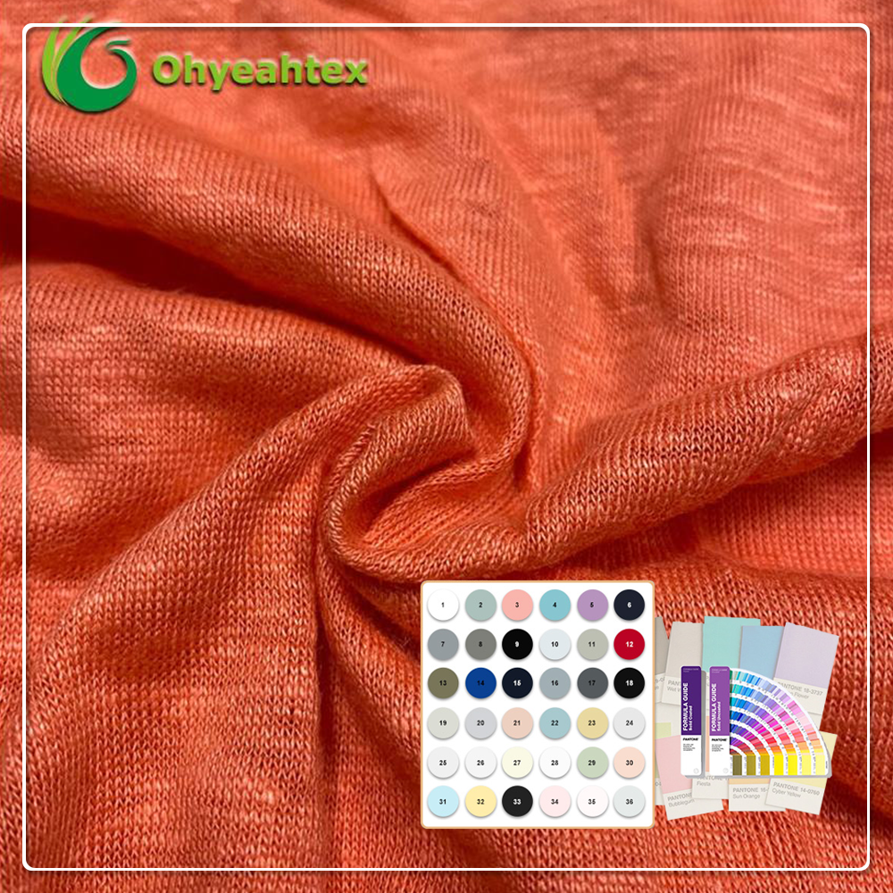 Organic Sustainable Knitted 100 Hemp Jersey Fabric Anti-UV Breathable Lightweight 190gsm 152cm Width for Sofa Covers Apparel (2).webp