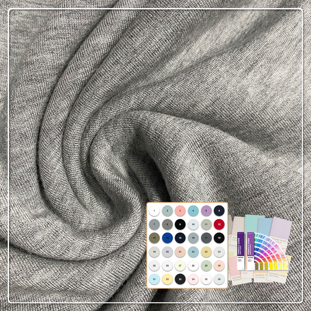 Micro-Modal-Stretch-Jersey – nachhaltiger, atmungsaktiver und leichter Strickstoff für T-Shirts und Sweatshirts – Großhandelspreis