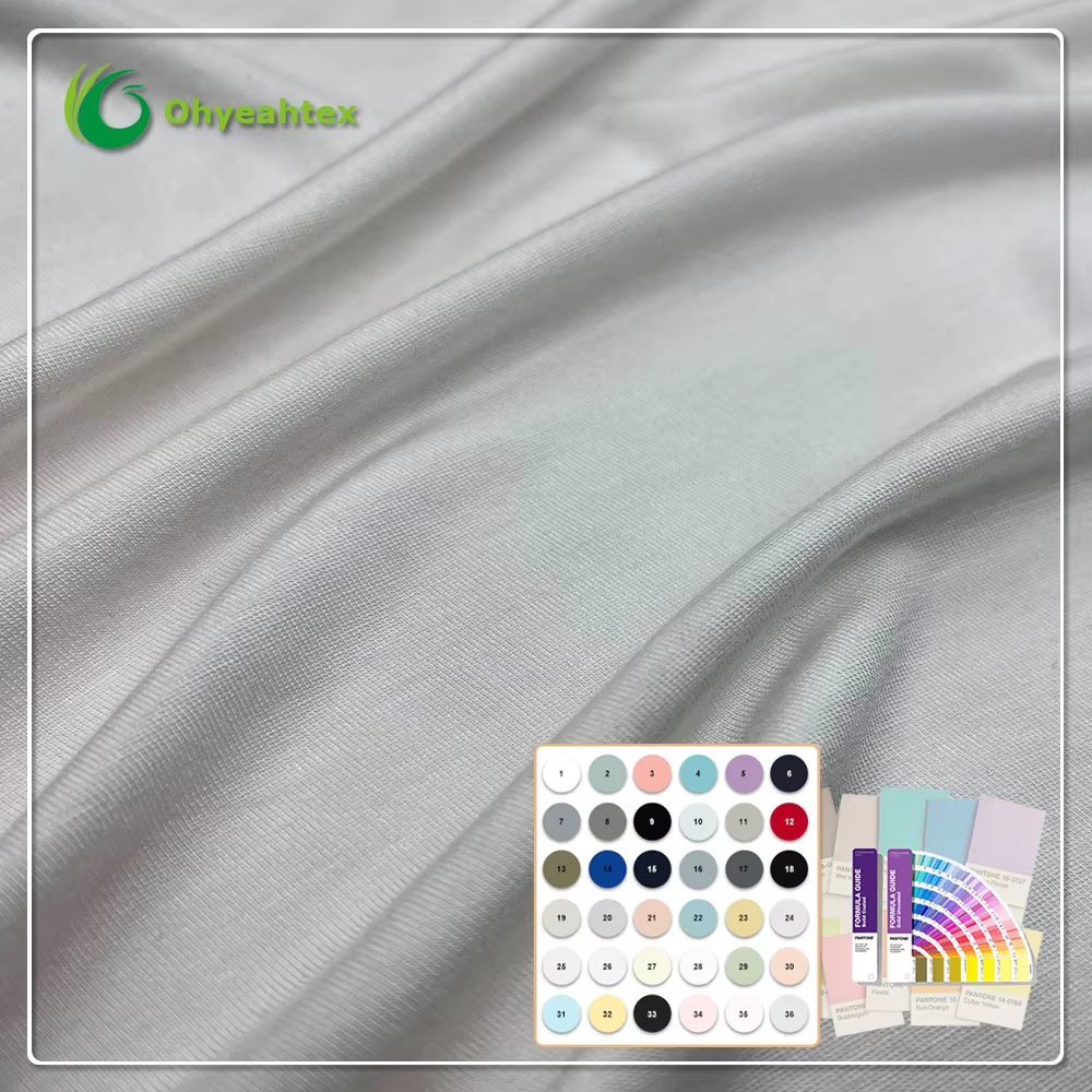 May Stock Ohyeahtex Extinction 180 GSM 100% Nylon Jersey Fabric Stretch Wicking Magaan para sa Swimwear