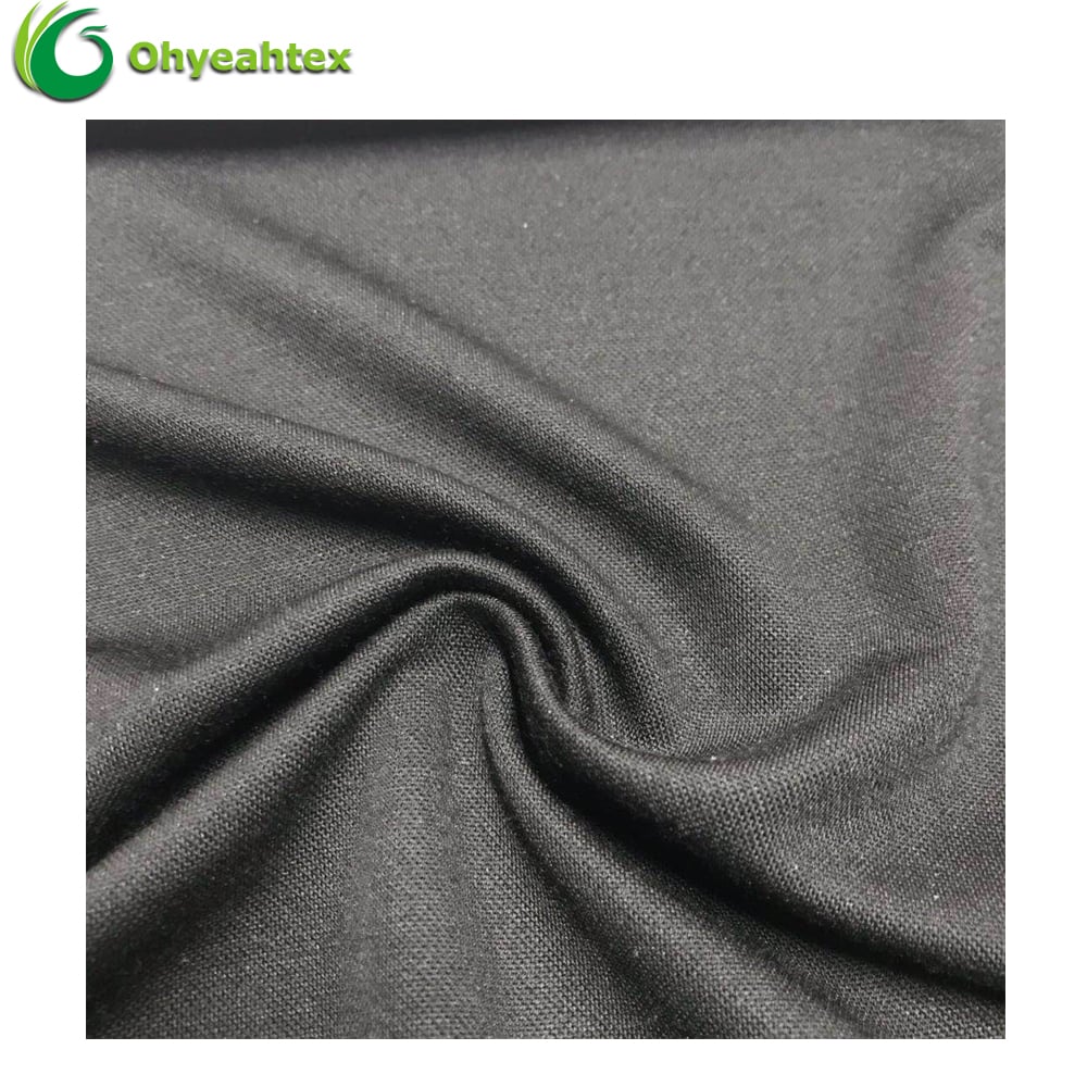 190gsm Modal Spandex Jersey – 92% Modal 8% Spandex, Eco-Friendly Moisture-Wicking Breathable Heat-Insulation Anti-Bacteria Plain Fabric