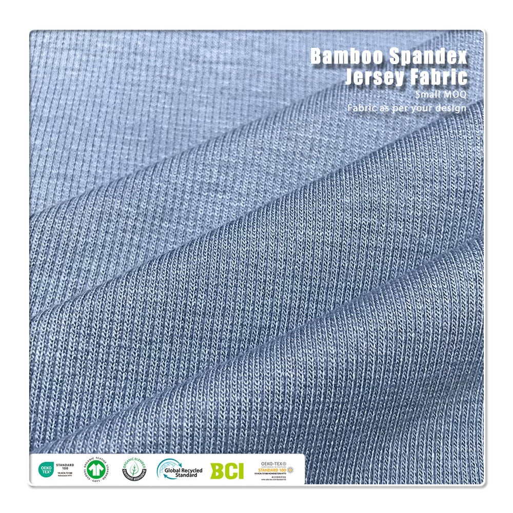 Leichte ökologische Unterwäsche-Jersey – 164 g/m², Baumwoll-Modal-Spandex-Mischung, weicher und atmungsaktiver einfarbig gefärbter Stoff