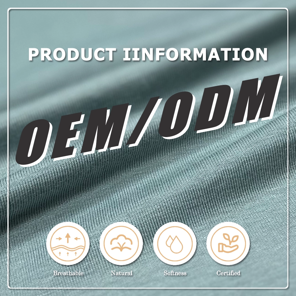 Highly wear-resistant and deformation-resistant 280gsm 68%Bamboo 24%Nylon 8%Spandex jersey is suitable for winter base layer