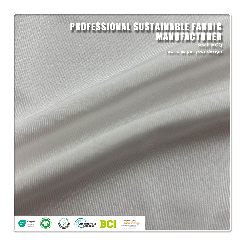 Quick-Dry Eco-Friendly Stretch Polyester Knitted Fabric with Spandex Moisture-Wicking & Wrinkle-Resistant for Apparel Activewear