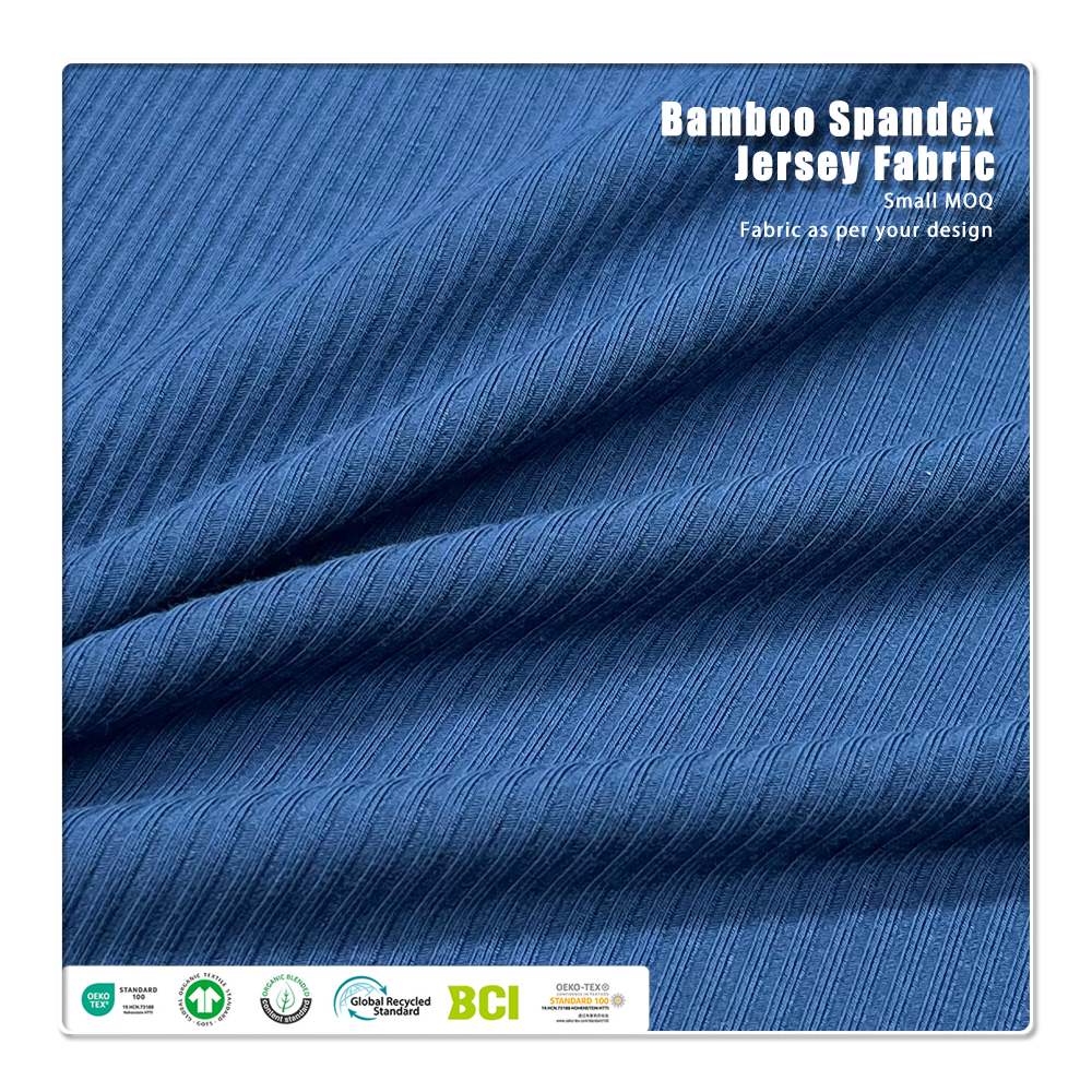 Summer Cool Bamboo Jersey – 200gsm, 92% Bamboo 8% Spandex, Breathable & Drapes Beautifully for Everyday Tees