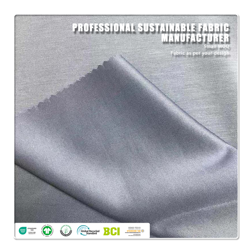 Échantillon gratuit – Jersey 100 % polyester, extensible, séchage rapide, respirant et antibactérien, poids moyen pour vêtements de sport