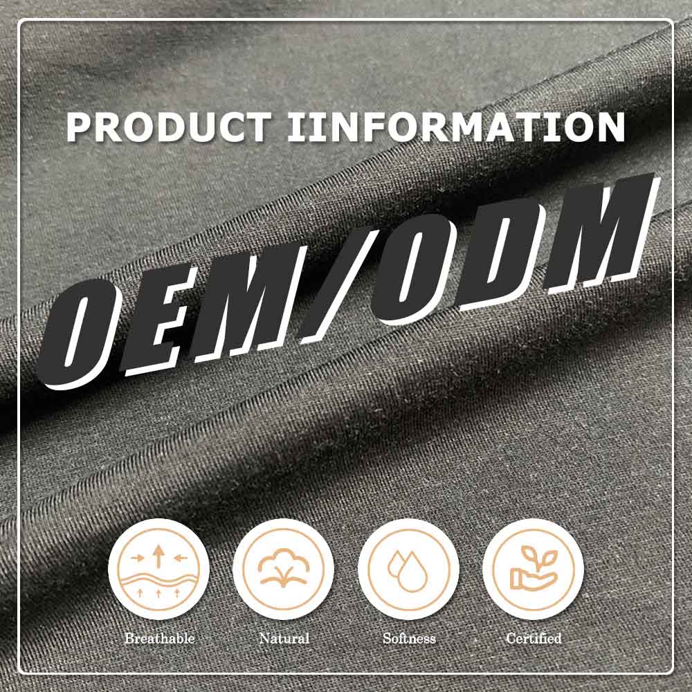 Kain Mesra Alam Sijil Oeko-Tex Standard 100 71% Bamboo Lyocell 24% Chitosan 5% Spandeks Anti-Bakteria Penyerap Lelembapan