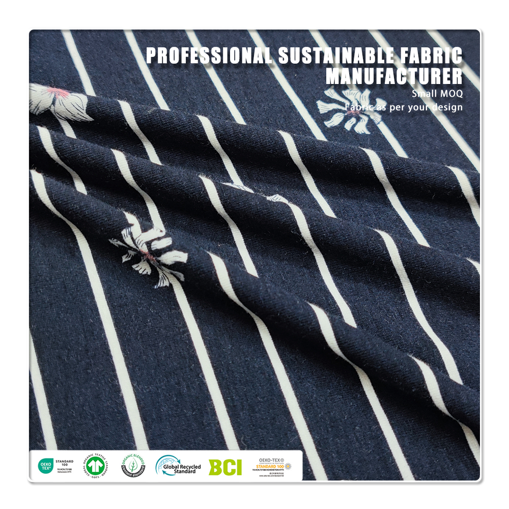 Tissu écologique doux en viscose et spandex résistant aux froissements, 95 % viscose 21 % spandex, très vendu, pour vêtements de sport